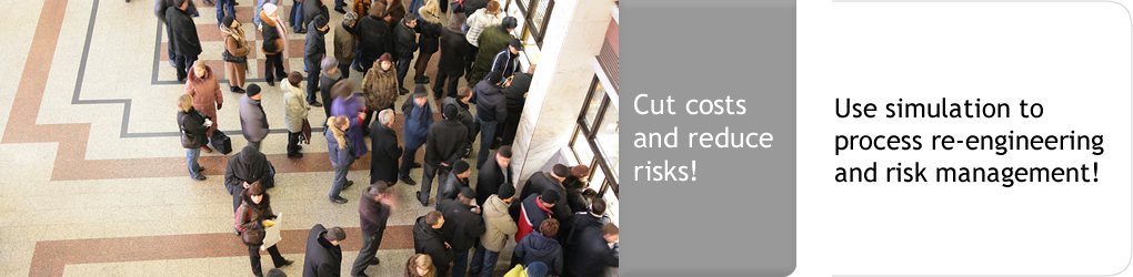 Cut costs and reduce risks! Use simulation to process re-engineering and risk management!